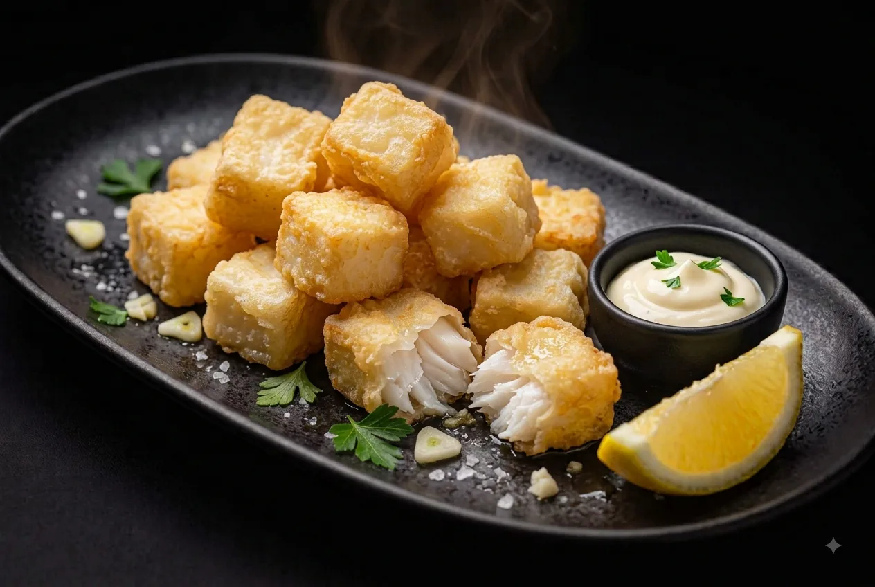Bacalao frito con ali-oli