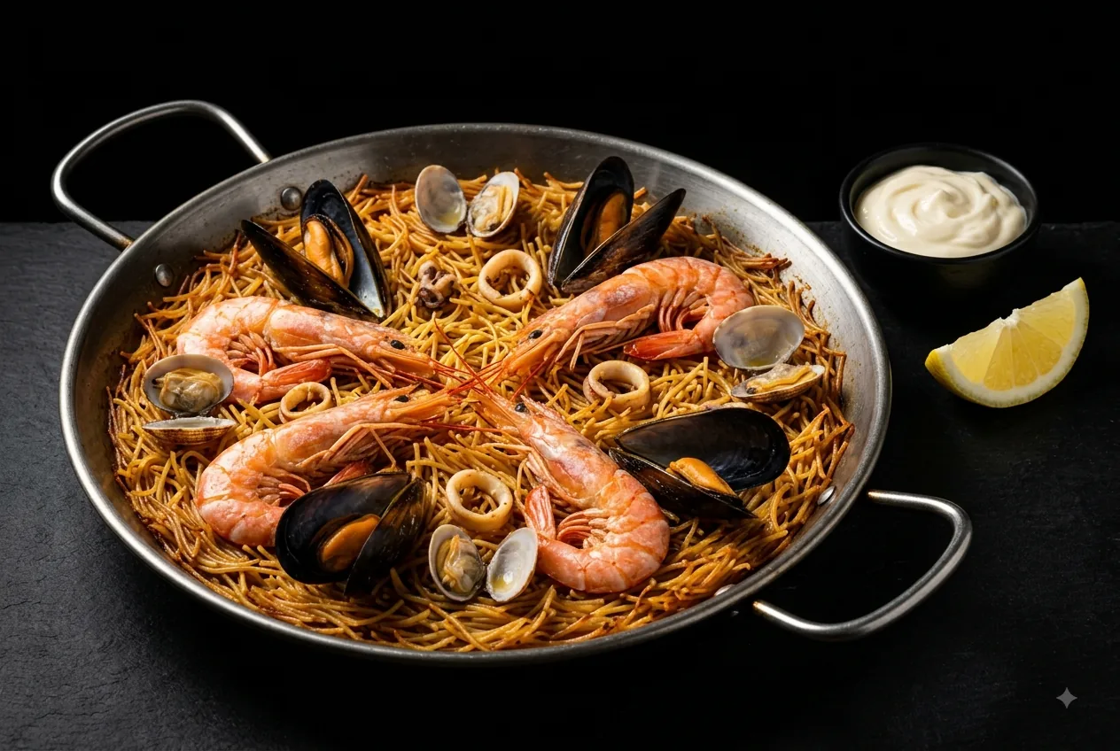 Fideuá o fideos aparte